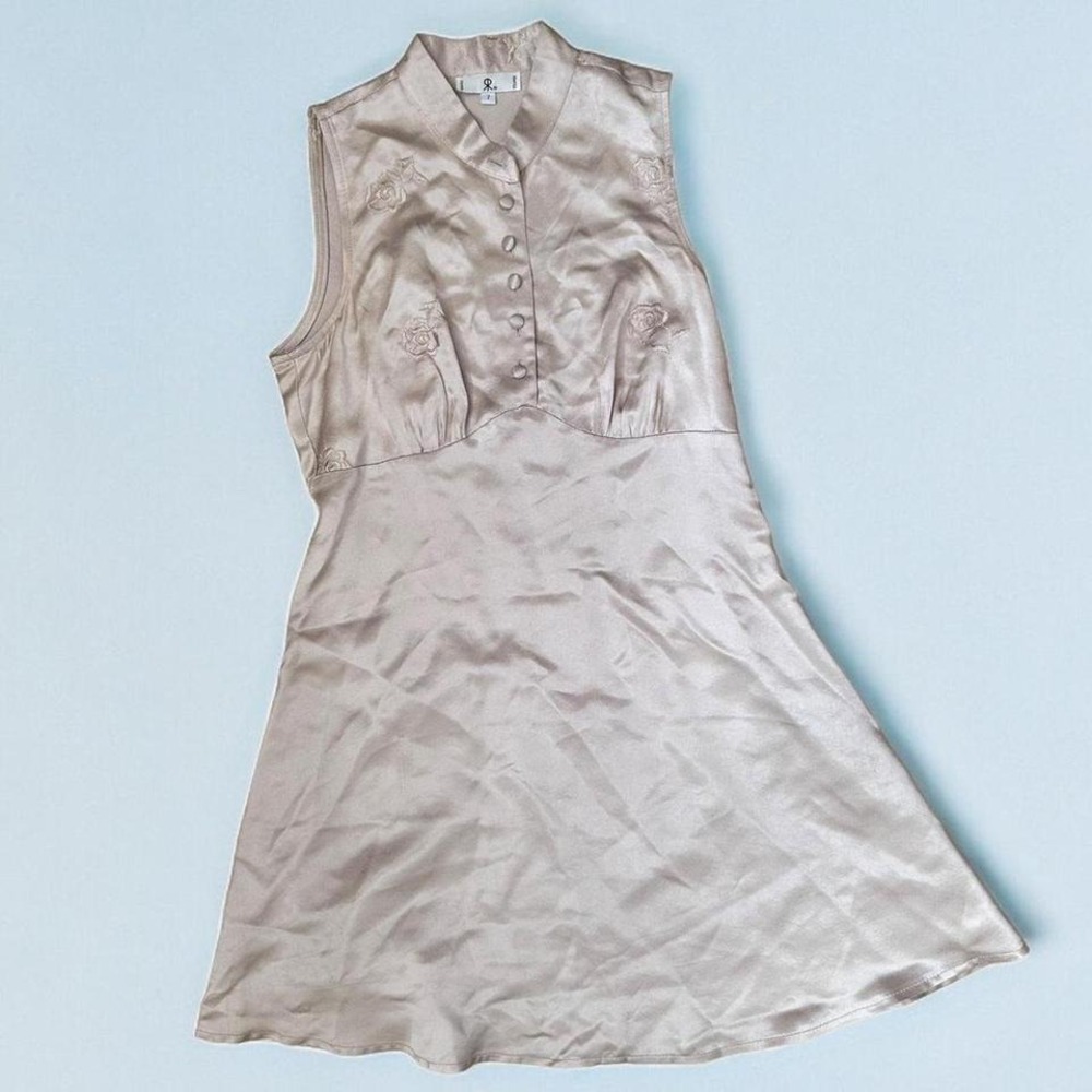 Vintage 90s Rampage Dress‎ size 7 Satin Mini dress